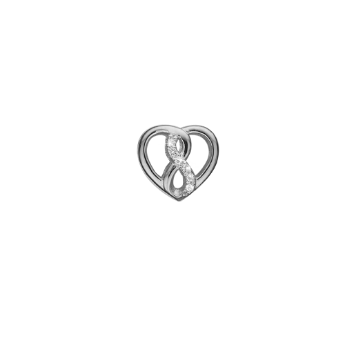 Eternity Love sølv charm  | Christina Watches